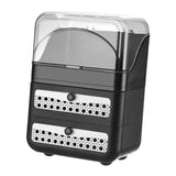 Maxbell Makeup Organizer Clear Lid Cosmetics Organizer for Bathroom Countertop Women Black 3 Tier