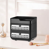 Maxbell Makeup Organizer Portable Large Capacity Storage Holder for Girls Countertop 3 Tier Black