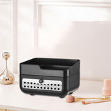 Maxbell Makeup Organizer Portable Large Capacity Storage Holder for Girls Countertop 2 Tier Black