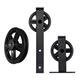Maxbell 2x Sliding Barn Door Wheels Smooth Hardware for Garages Barns Interior Doors