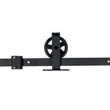 Maxbell 2x Sliding Barn Door Wheels Smooth Hardware for Garages Barns Interior Doors