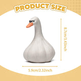 Maxbell Duck Mini Statue Tea Pet Cute Small Sculpture for Centerpiece Shelf Tea Room
