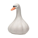 Maxbell Duck Mini Statue Tea Pet Cute Small Sculpture for Centerpiece Shelf Tea Room
