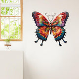 Maxbell Metal Butterfly Wall Art Hanging Decoration for Patio Balcony Indoor Outdoor