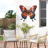 Maxbell Metal Butterfly Wall Art Hanging Decoration for Patio Balcony Indoor Outdoor