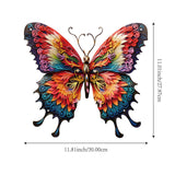 Maxbell Metal Butterfly Wall Art Hanging Decoration for Patio Balcony Indoor Outdoor