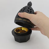 Maxbell Incense Burner Resin Incense Stand for Tea House Office Valentine's Day Gift
