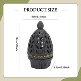 Maxbell Incense Burner Resin Incense Stand for Tea House Office Valentine's Day Gift