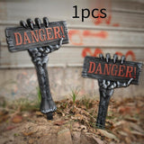 Maxbell Spooky Halloween Decoration Pathway Lawn Ornament Decorative Graveyard Stake