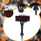 Maxbell Spooky Halloween Decoration Pathway Lawn Ornament Decorative Graveyard Stake