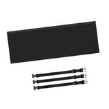 Maxbell Universal Portable Air Conditioner Hose Cover with 3 Adjustable Buckle Bands Black