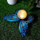Maxbell Butterfly Shape Solar Garden Light Solar Powered Lighted for Patio Landscape