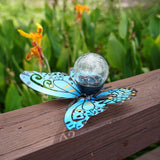 Maxbell Butterfly Shape Solar Garden Light Solar Powered Lighted for Patio Landscape