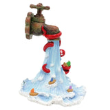 Maxbell Faucet Octopus Figurine Resin Sculpture for Balconies Flowerbed Housewarming