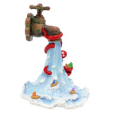 Maxbell Faucet Octopus Figurine Resin Sculpture for Balconies Flowerbed Housewarming