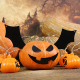 Maxbell Halloween Pumpkin Face Decal Sticker DIY Craft Props Template for Glass Kids