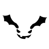 Maxbell Halloween Pumpkin Face Decal Sticker DIY Craft Props Template for Glass Kids