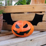 Maxbell Halloween Pumpkin Face Decal Sticker DIY Craft Props Template for Glass Kids