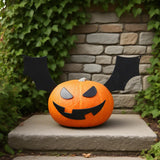 Maxbell Halloween Pumpkin Face Decal Sticker DIY Craft Props Template for Glass Kids