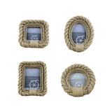 Maxbell Photo Frame Wooden Elegant Picture Frame for Anniversary Apartment Farmhouse Square 4inch