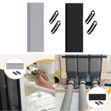 Maxbell Air Conditioner Hose Protection Cover Home Removable Hose Duct Vent Cover Gray