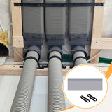 Maxbell Air Conditioner Hose Protection Cover Home Removable Hose Duct Vent Cover Gray