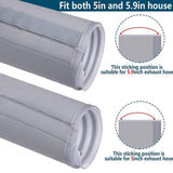 Maxbell Air Conditioner Hose Protection Cover Home Removable Hose Duct Vent Cover Gray