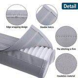 Maxbell Air Conditioner Hose Protection Cover Home Removable Hose Duct Vent Cover Gray