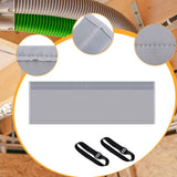 Maxbell Air Conditioner Hose Protection Cover Home Removable Hose Duct Vent Cover Gray