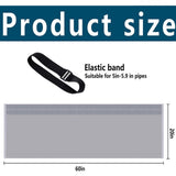 Maxbell Air Conditioner Hose Protection Cover Home Removable Hose Duct Vent Cover Gray