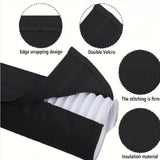 Maxbell Air Conditioner Hose Protection Cover Home Removable Hose Duct Vent Cover Black