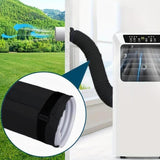 Maxbell Air Conditioner Hose Protection Cover Home Removable Hose Duct Vent Cover Black