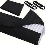 Maxbell Air Conditioner Hose Protection Cover Home Removable Hose Duct Vent Cover Black