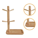 Maxbell Wood Key Tray Entryway Tray Organizer Catchall Tray for Phone Bedroom Office Rectangular base