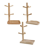 Maxbell Wood Key Tray Entryway Tray Organizer Catchall Tray for Phone Bedroom Office Rectangular base