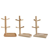 Maxbell Wood Key Tray Entryway Tray Organizer Catchall Tray for Phone Bedroom Office Rectangular base