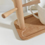 Maxbell Wood Key Tray Entryway Tray Organizer Catchall Tray for Phone Bedroom Office Rectangular base
