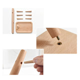 Maxbell Wood Key Tray Entryway Tray Organizer Catchall Tray for Phone Bedroom Office Rectangular base