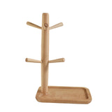 Maxbell Wood Key Tray Entryway Tray Organizer Catchall Tray for Phone Bedroom Office Rectangular base