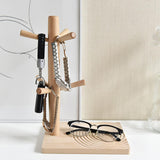 Maxbell Wood Key Tray Entryway Tray Organizer Catchall Tray for Phone Bedroom Office Rectangular base