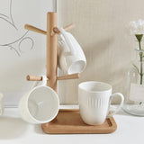 Maxbell Wood Key Tray Entryway Tray Organizer Catchall Tray for Phone Bedroom Office Rectangular base