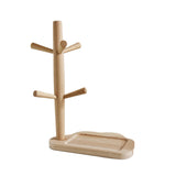 Maxbell Wood Key Tray Entryway Tray Organizer Catchall Tray for Phone Bedroom Office Cloud Base