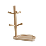 Maxbell Wood Key Tray Entryway Tray Organizer Catchall Tray for Phone Bedroom Office Cloud Base