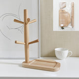 Maxbell Wood Key Tray Entryway Tray Organizer Catchall Tray for Phone Bedroom Office Cloud Base