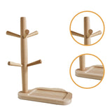 Maxbell Wood Key Tray Entryway Tray Organizer Catchall Tray for Phone Bedroom Office Cloud Base