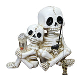 Maxbell Skull Ornament Decorative Resin Landscape for Flower Pot Pond Potted Planter