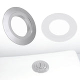 Maxbell 38mm to 48mm 58mm Toilet Button Converter Plate Replacement Gasket for Home Sliver