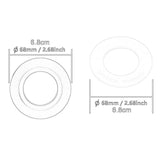 Maxbell 38mm to 48mm 58mm Toilet Button Converter Plate Replacement Gasket for Home Sliver