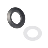 Maxbell 38mm to 48mm 58mm Toilet Button Converter Plate Replacement Gasket for Home Black