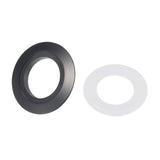 Maxbell 38mm to 48mm 58mm Toilet Button Converter Plate Replacement Gasket for Home Black